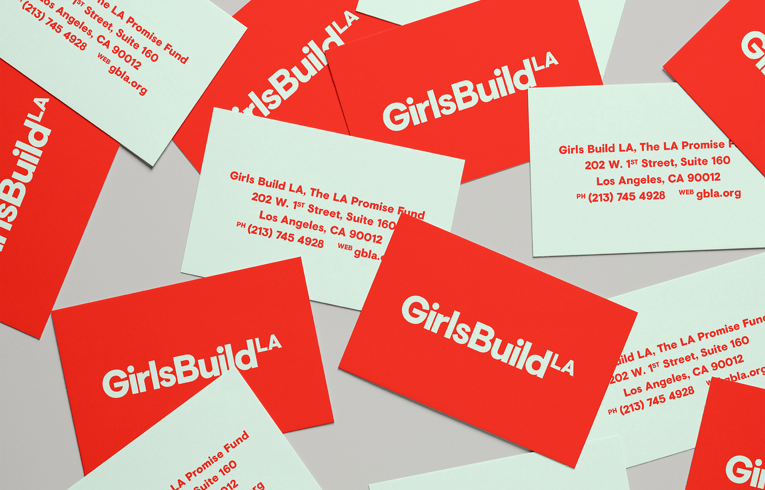Girls Build LA branding