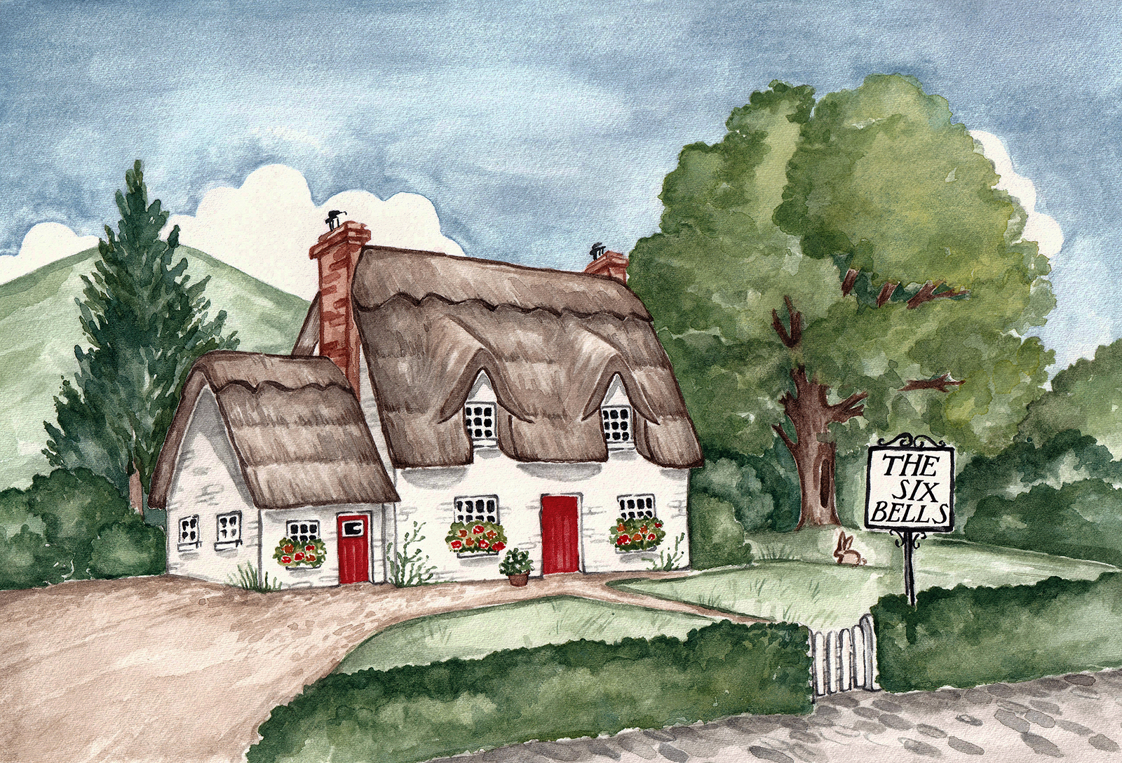 The Six Bells FIctional Illustration