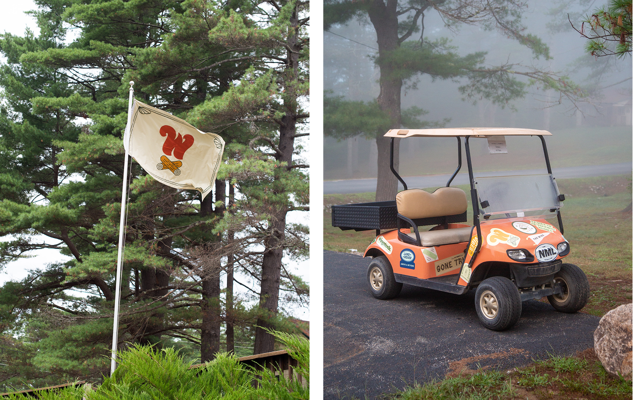 CNML_Flag and Golf Cart CNML_Flag and Golf Cart
